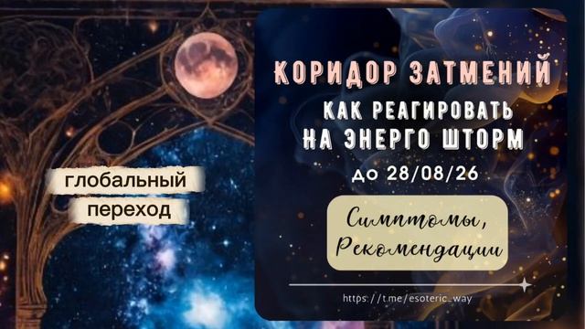 Коридор затмений: мы в самом эпицентре. Что происходит с телом психикой и реальностью?