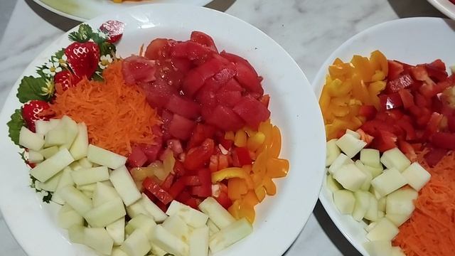 Овощная нарезка в заморозку на зиму