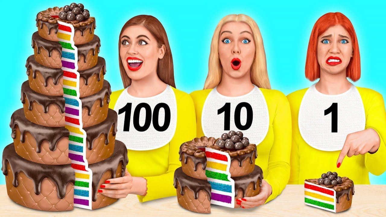 100 Слоев еды Челлендж _ Сумасшедшии челлендж