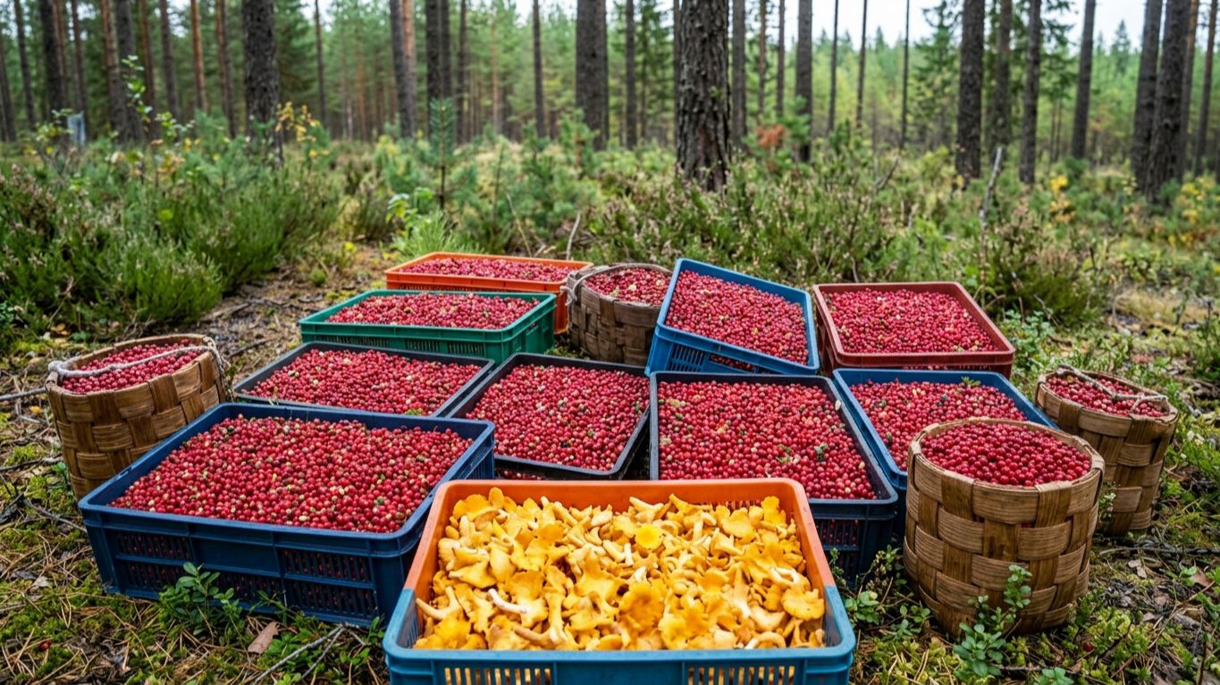 Первый рекорд сезона по бруснике!!!