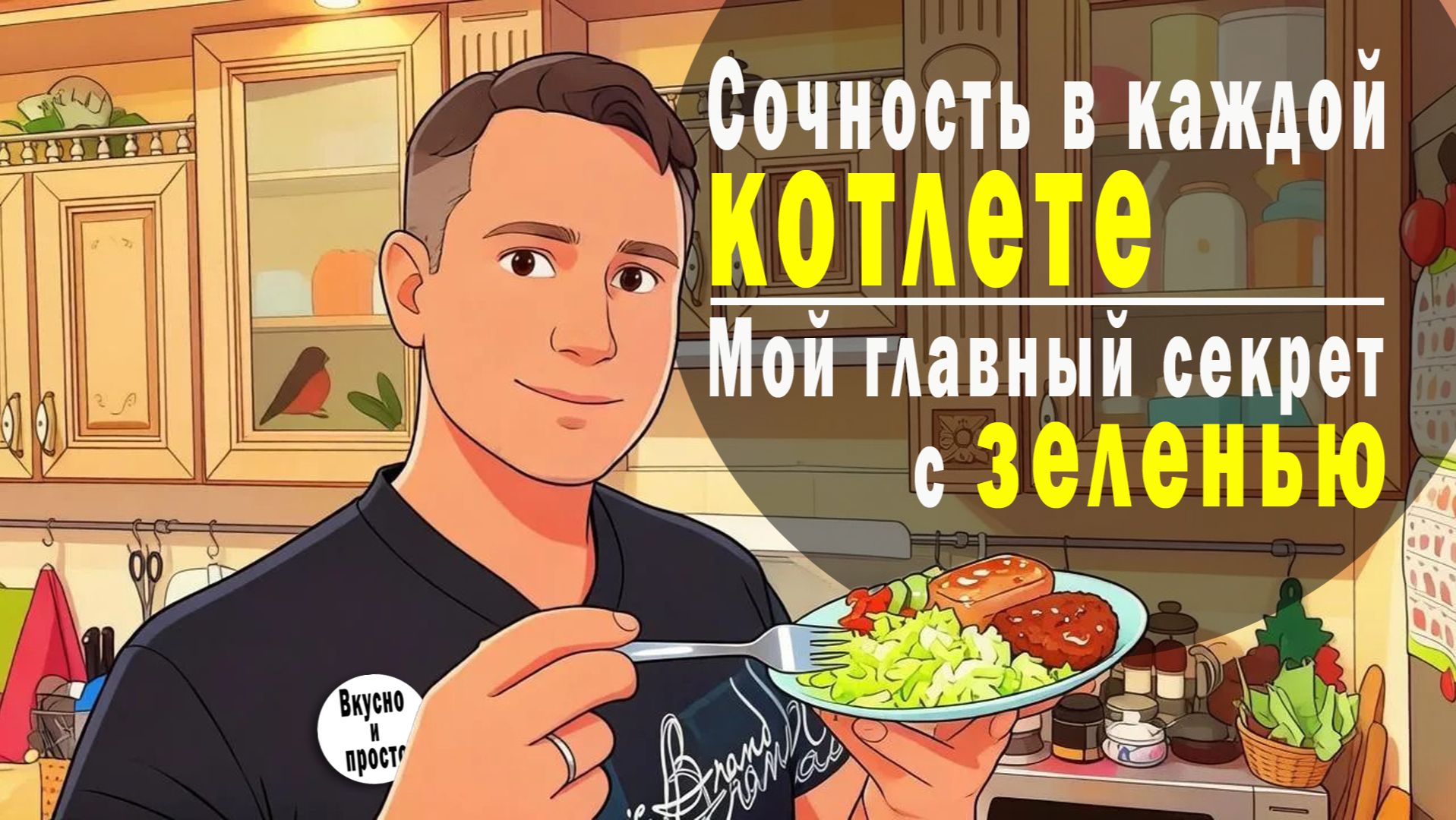 Сочность в каждой котлете. Мой главный секрет с зеленью