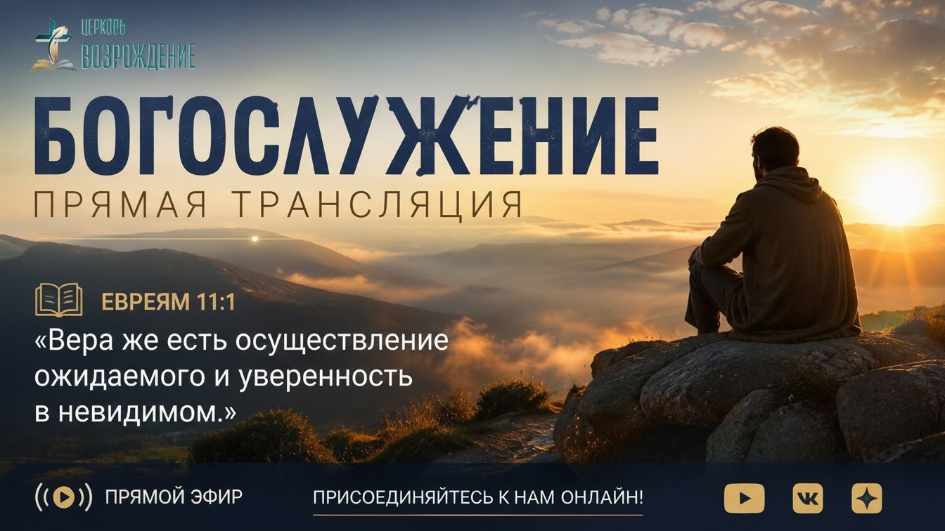 23 августа 2026 - Воскресное Богослужение