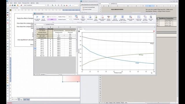 перевод  HSC Sim Advanced  Scenario Editor equilibrium unit and tables