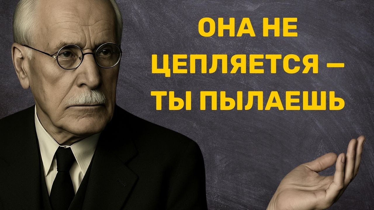 Она НЕ цепляется за тебя  и ты теряешь покой  Карл Юнг 