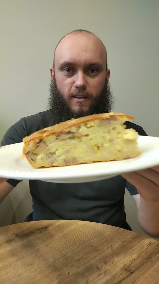 Банановый пирог на молоке с манкой