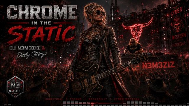 Chrome In The Static — Dark Industrial Techno X Future Rave
