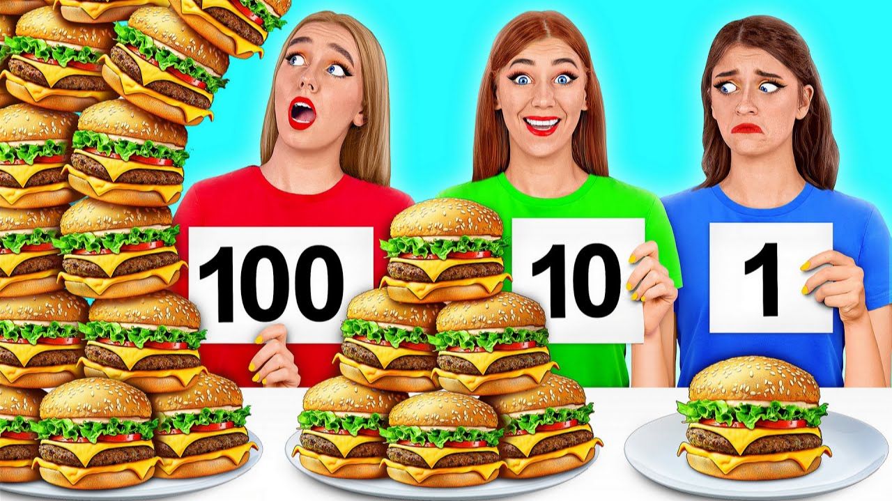 100 Слоев еды Челлендж