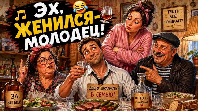 Эх женился  молодец!
