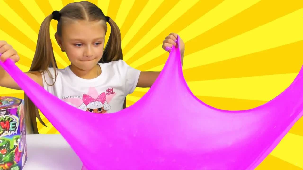 Светящийся Лизун Fluffy Slime от Ярославы