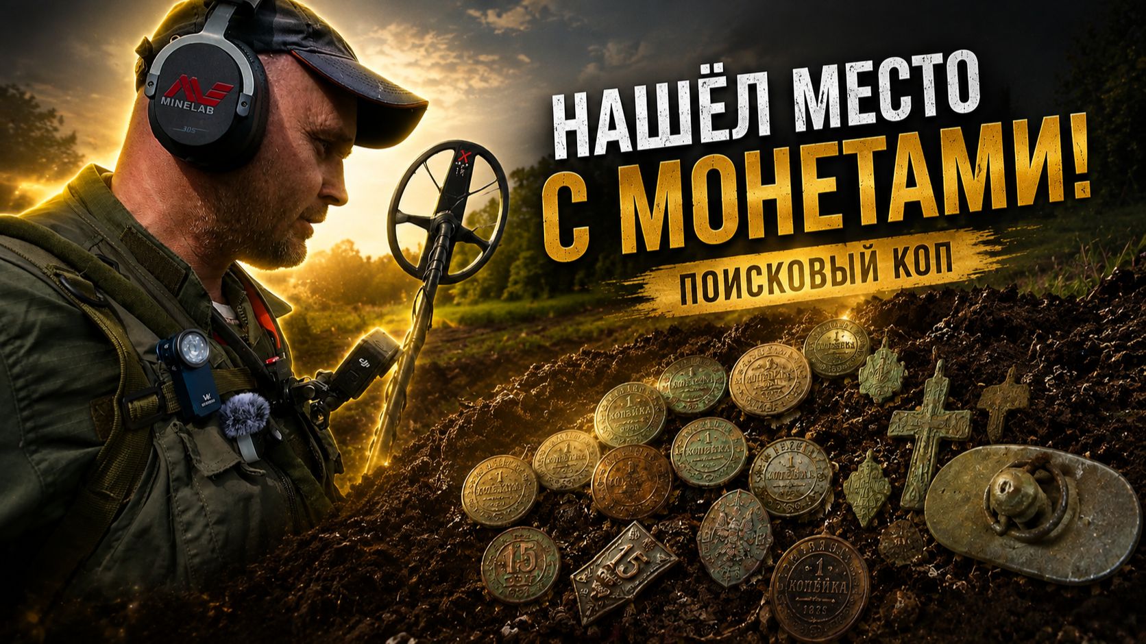 ПОЕХАЛ НА НОВОЕ МЕСТО И НЕ ОШИБСЯ! Монеты кресты и старинные находки