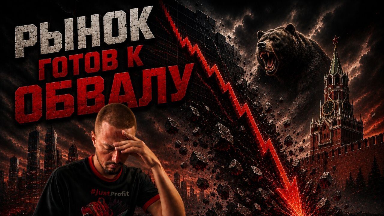 Обвал рынка продолжится! Где ДНО?! Обзор рынка акций