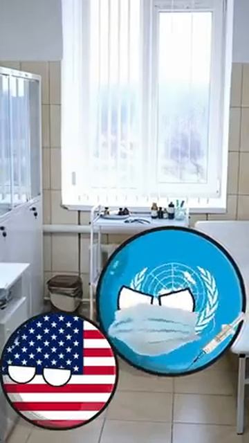 У Америки не больно  countryballs