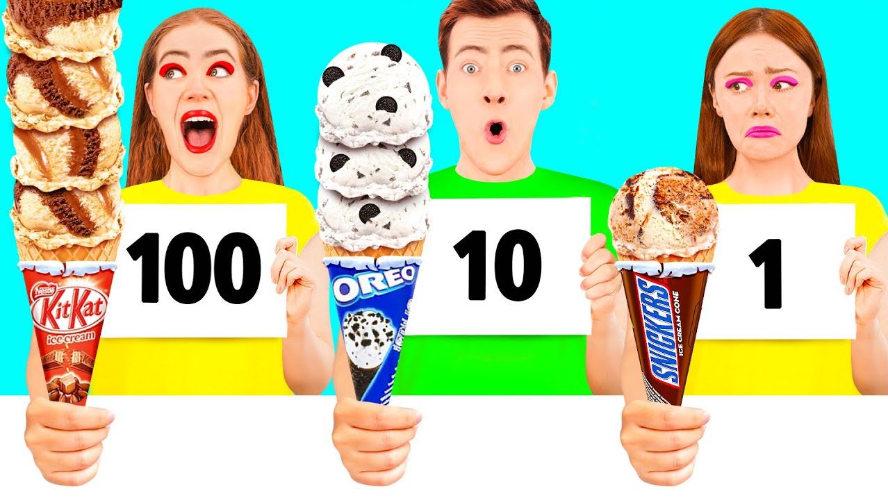 100 Слоев еды Челлендж