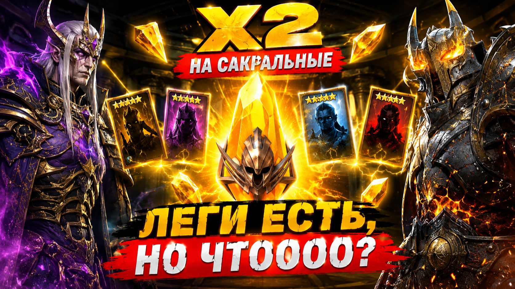 🔥 X2 НА САКРАЛЬНЫЕ! ЛЕГИ ЕСТЬ… НО ЧТОООО?! 😱 ОТКРЫВАЕМ ОСКОЛКИ