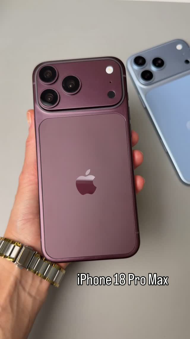IPhone 18 Pro и 18 Pro Max идентичны по размерам 17 Pro и 17 Pro Max - отличные новости для закупки!