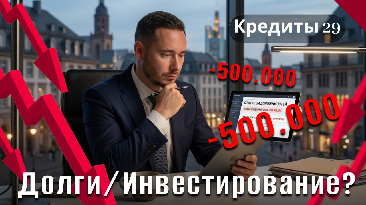 Плачу досрочно 10 000 ₽ и рассуждаю: долги Vs инвестиции — что важнее? ▸[Кредиты] #29
