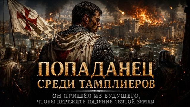 Аудиокнига полностью. Попаданцы. «Попаданец среди тамплиеров» Книга 1 из 3