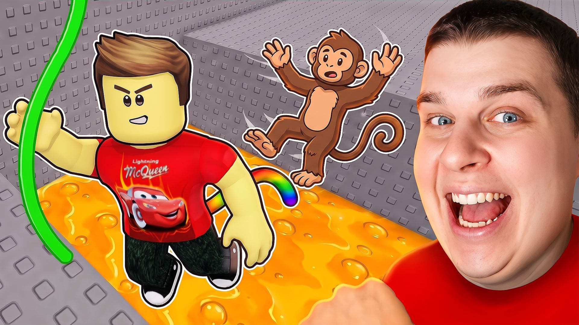Я КУПИЛ ЛУЧШИЙ ХВОСТ В +1 MONKEY ESCAPE ROBLOX