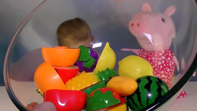  Диана Свинка Пеппа Набор Фруктов и Волшебство для детей
