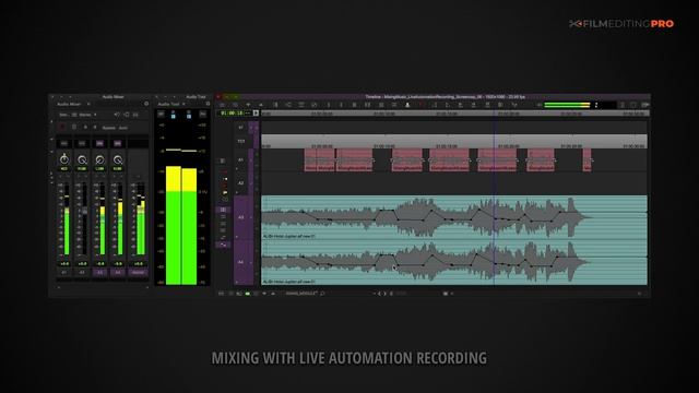 Lesson 20- Mixing With Live Automation Recording