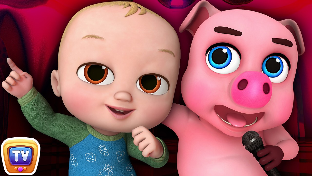 Этот маленький поросенок  Еще 3D потешки и детские песни ChuChu TV
