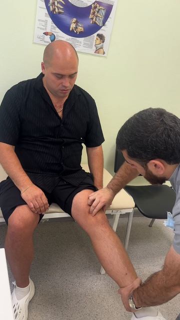 Помощь пациенту при острой травме колена