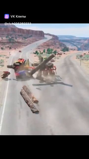 аварии в Beam.ng Drive