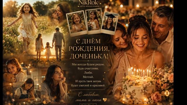 с днём рождениядоченька