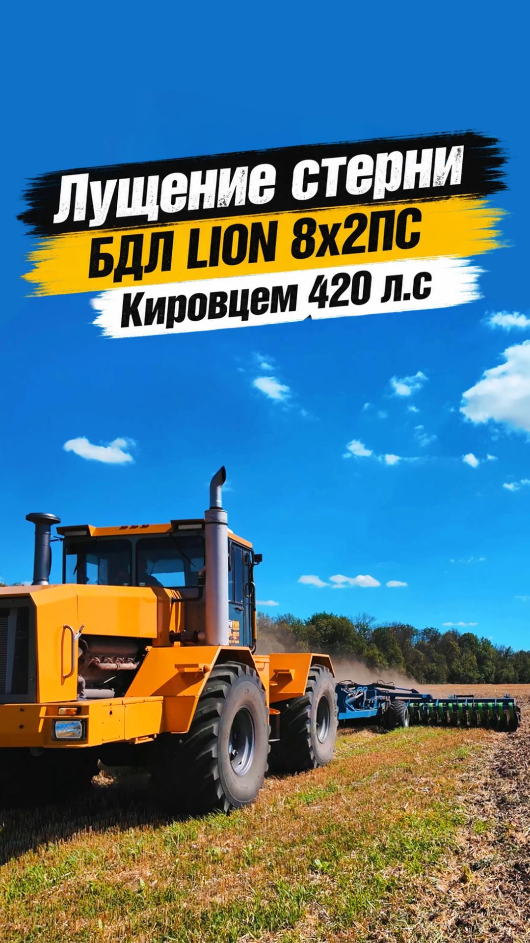 ЛУЩЕНИЕ СТЕРНИ  14 КМЧ БДЛ LION 8х2ПС.РЕЗУЛЬТАТ ВПЕЧАТЛЯЕТ!  Shorts сельскоехозяйство