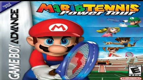 Mario Tennis: Power Tour 2005 GBA  Полное прохождение без комментариев