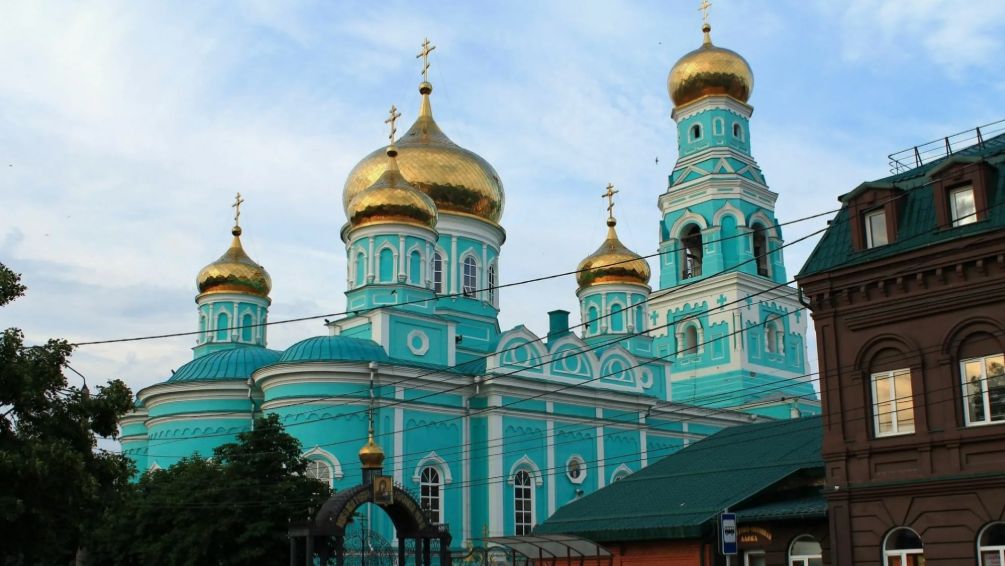 Красивейшие церкви России. Сызранский кафедральный собор иконы Казанской божией матери.