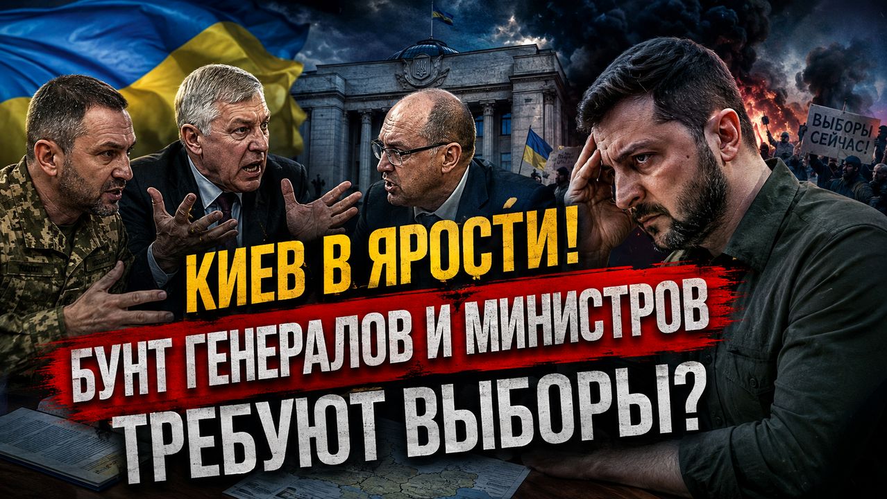 Киев в ярости! Бунт генералов и министров Украины Верхушка СРОЧНО требует выборы