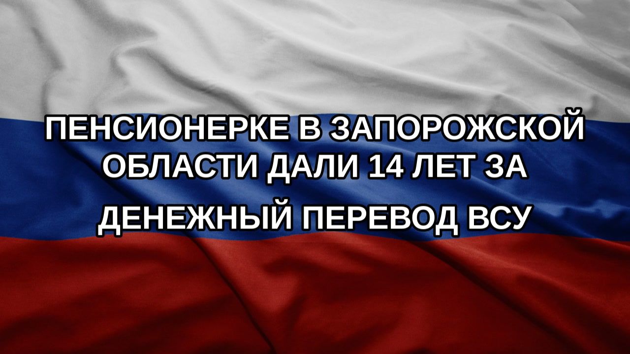 Пенсионерке в Запорожской области дали 14 лет за денежный перевод ВСУ