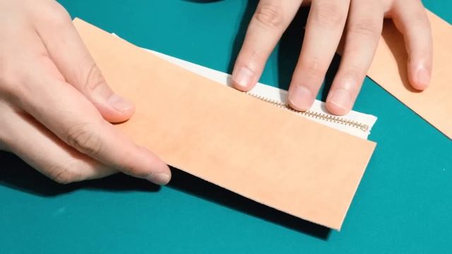 Кошелек из натуральной кожи на молнии своими руками