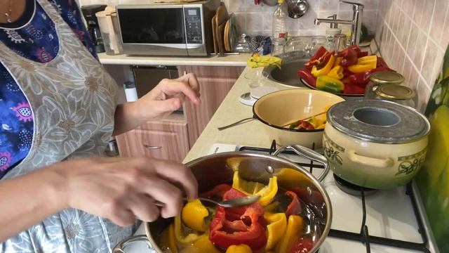 Маринованный перец на зиму. Самый простой и легкий рецепт..mp4