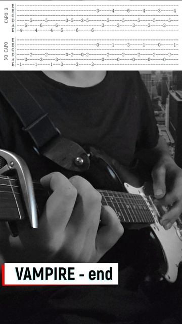 VAMPIRE - End Guitar Guitarcover Music Tabs Cover табы гитара