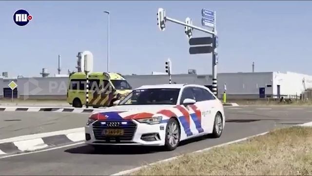 Взрыв в порту Ротердама