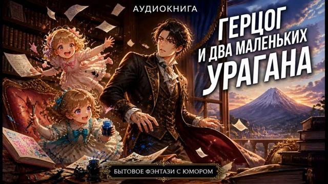 Аудиокнига  Бытовое фэнтази  Юмор Герцог и два маленьких урагана