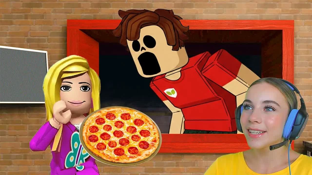 ГОТОВИМ ПИЦЦУ В НОЧНУЮ СМЕНУ С АЛЁНОЙ в ROBLOX!