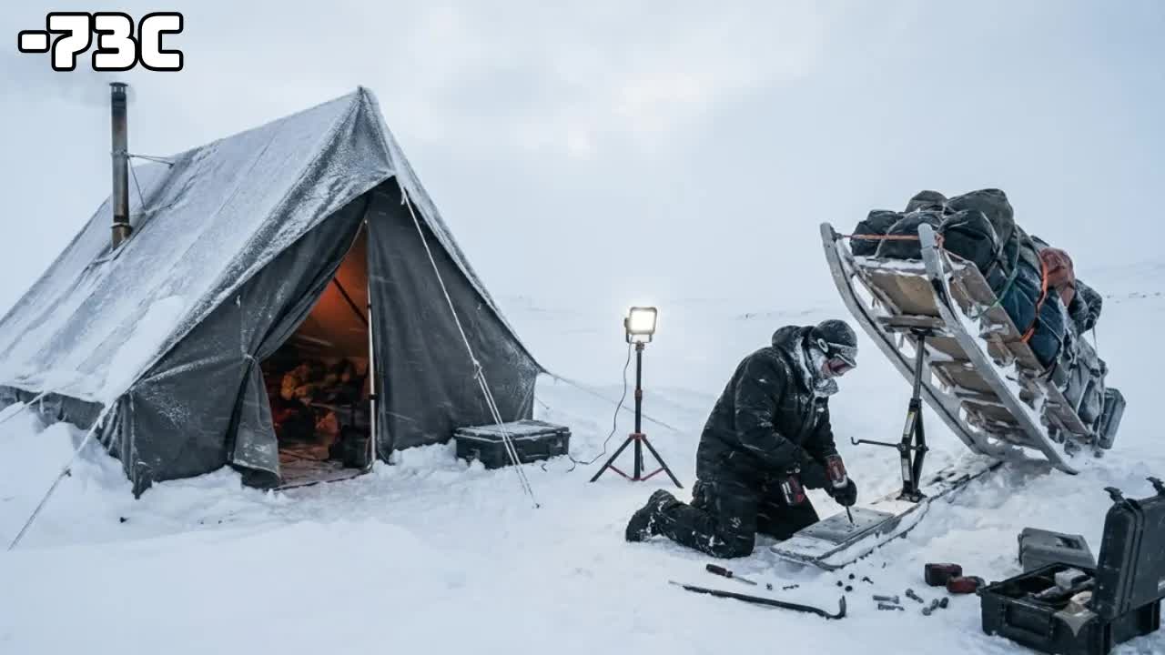Один на -73C  Выживание в бескрайней Арктике