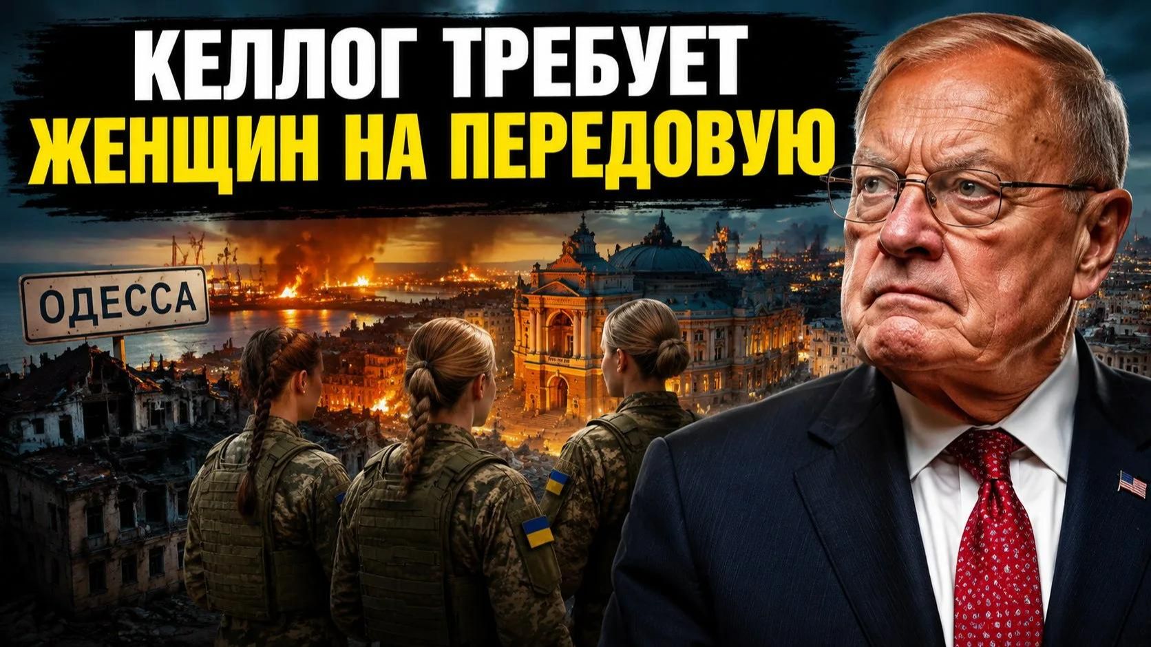 Келлог насмотрелся на горящие порты Одессы и объявил Украину победителем