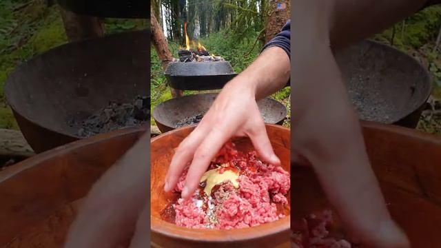 Праздничный ужин на 4 июля у костра