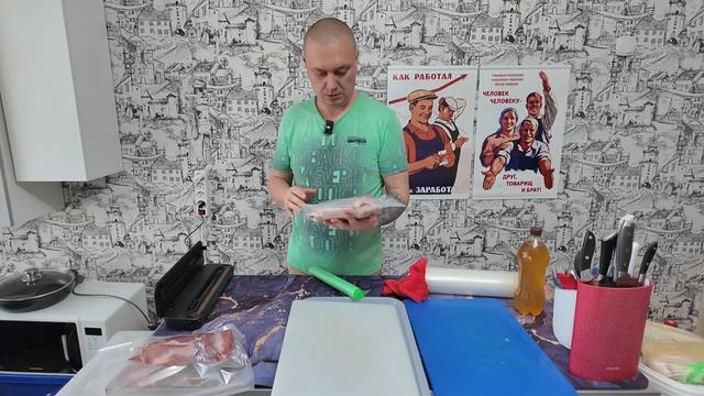 Сало холодного копчения. Сало сол ное. Сало сол ное с чесноком. Вс  о сале. Вкусные рецепты.mp4