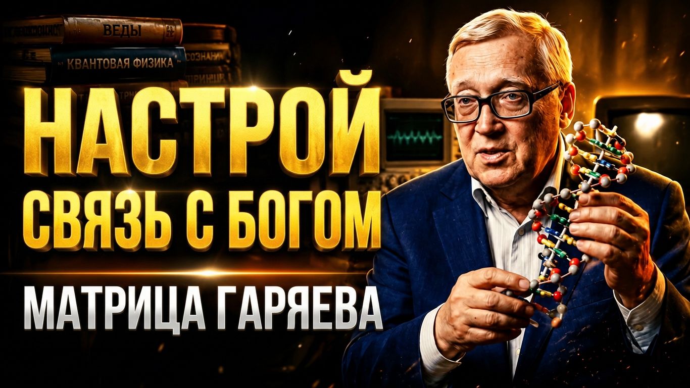 Сильнейшая Матрица Гаряева на Связь с Богом.  ДНК Меняет Структуру!