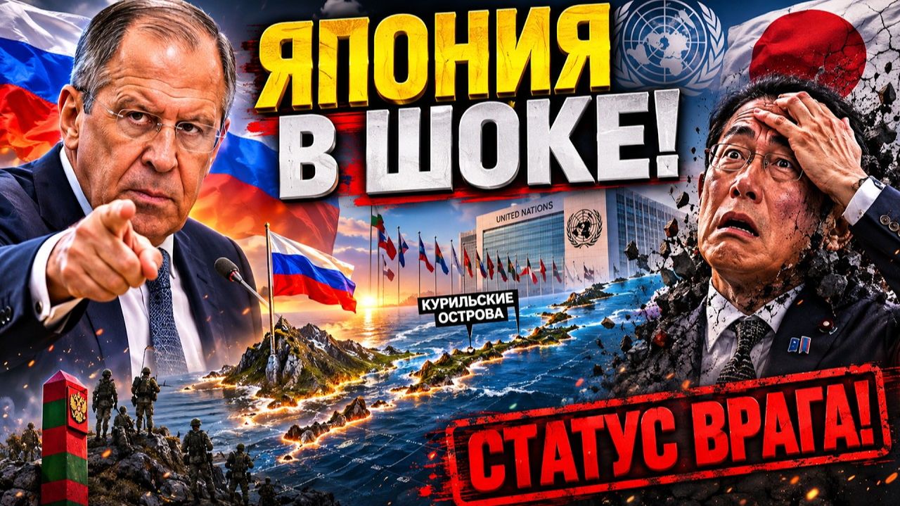 Лавров активировал статью ООН Токио напомнили о статусе ВРАГА.