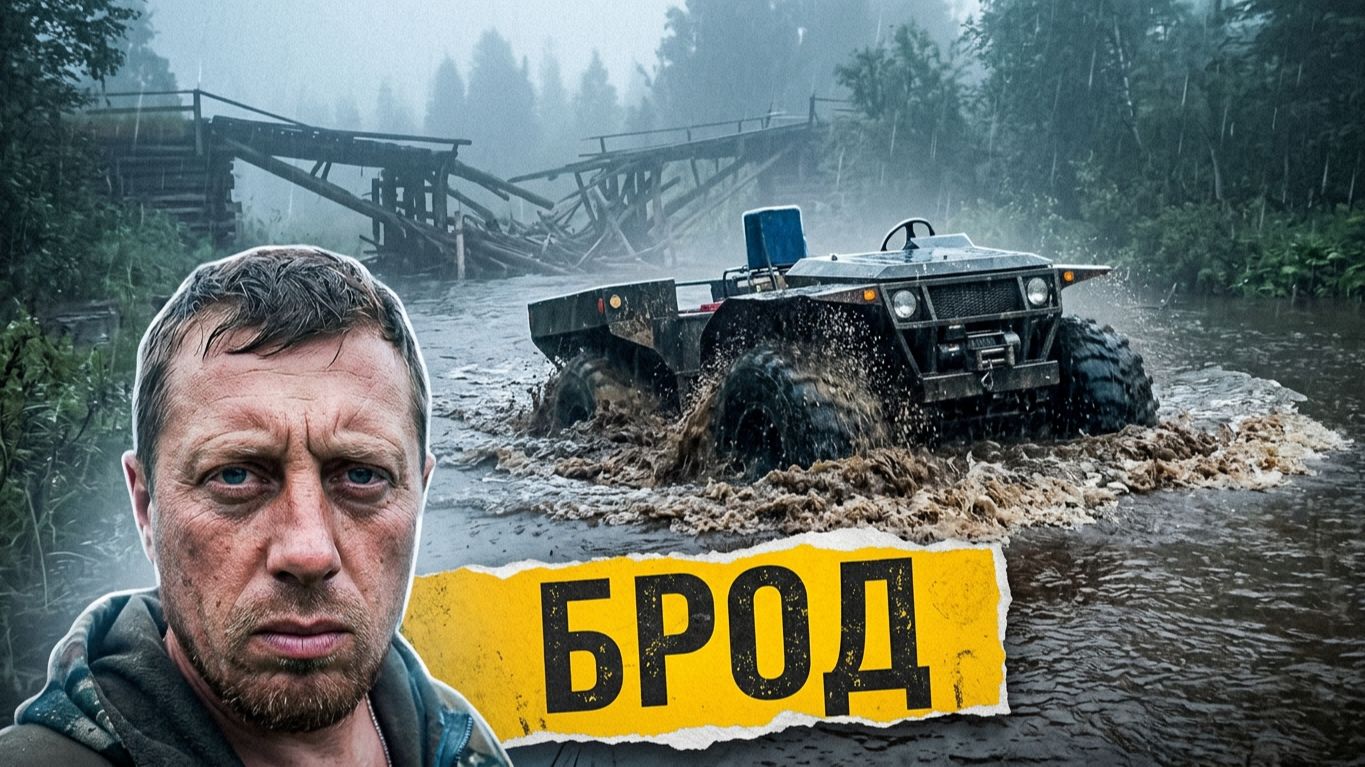 ГАЗ НА ПЛИТУ И САМОБЛОКИ  Ночевка в мертвой деревне брод через реку и новая поломка