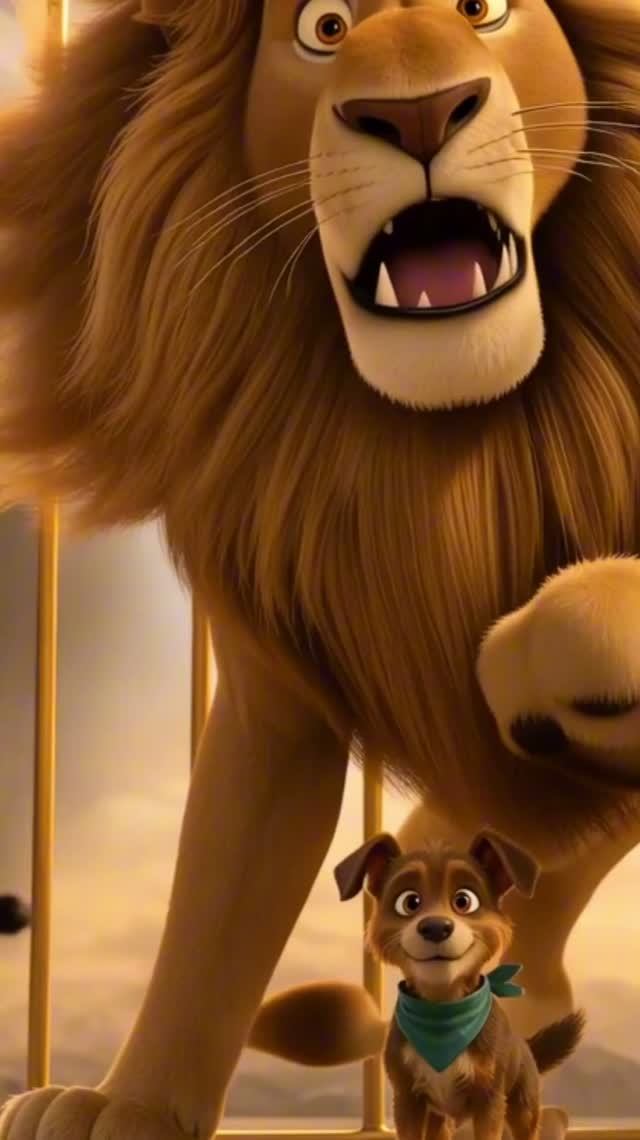 POV: Когда твой лучший друг  король зверей... 