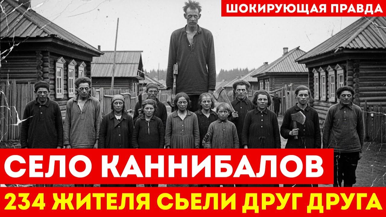 СЕЛО КАННИБАЛОВ: 234 жителя СЪЕЛИ друг друга за 8 месяцев... Документы НКВД! 