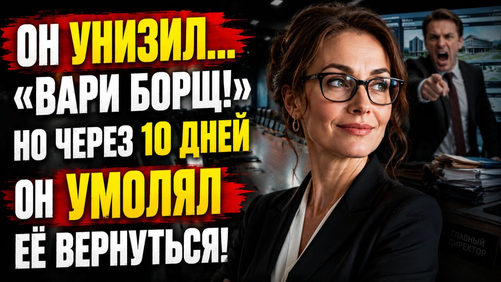 Истории из жизни  Начальник унизил сотрудницу но потерял миллионы  Аудио рассказы