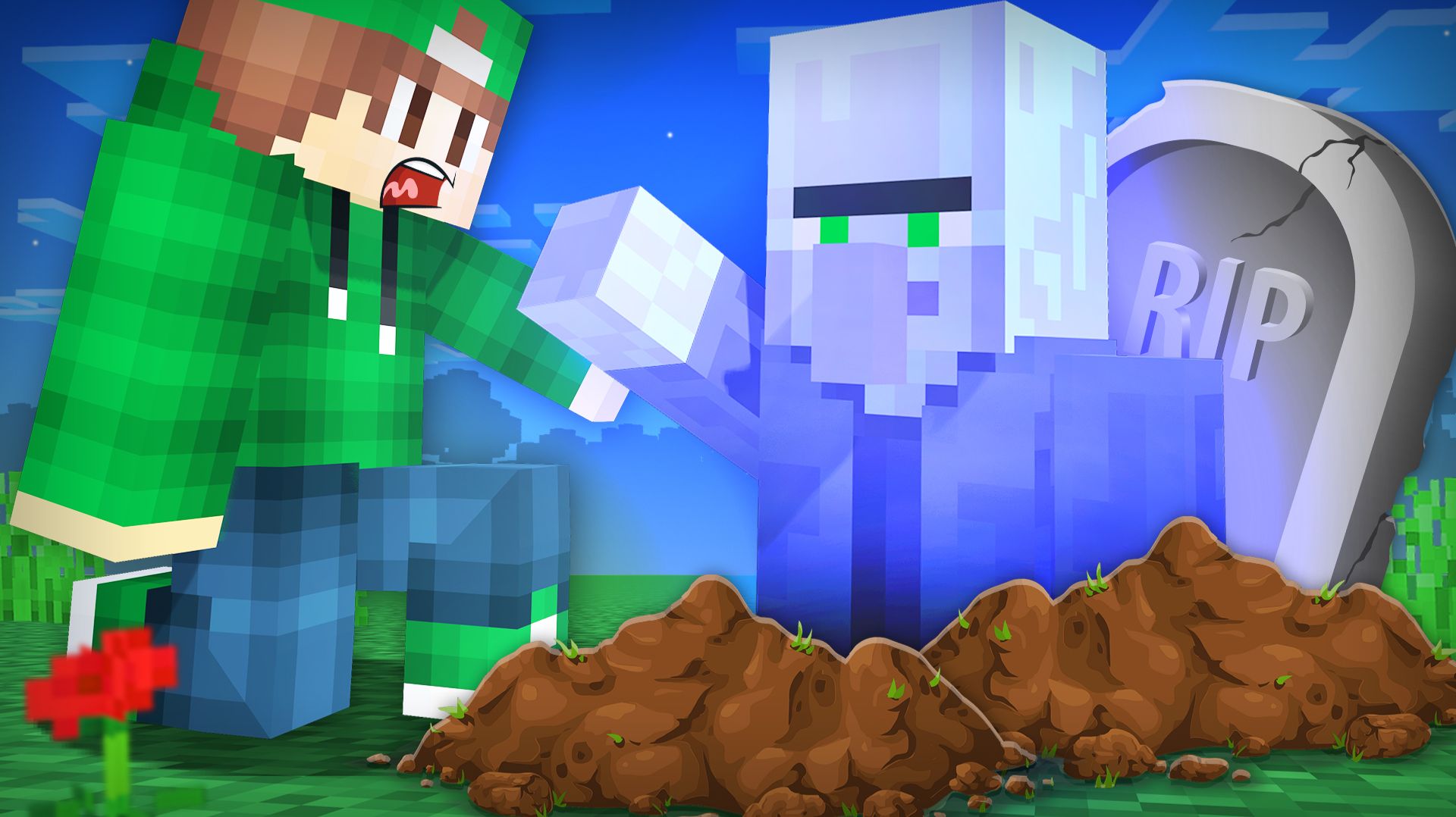 МОЙ ДРУГ - ЖИТЕЛЬ ПРИЗРАК В МАЙНКРАФТ  Риколит Minecraft